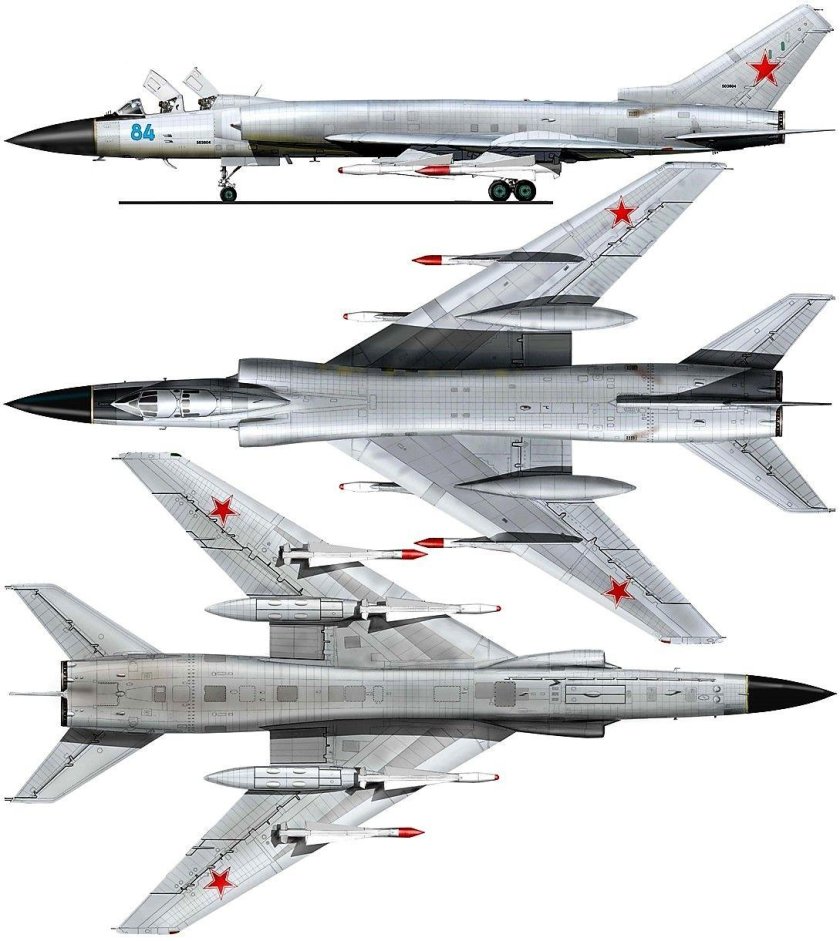 Ту-128 компоновка