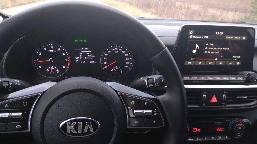 Kia k5 цифровая приборная панель