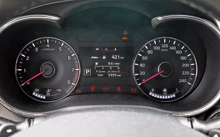 Kia Cerato 2 цифровая приборка