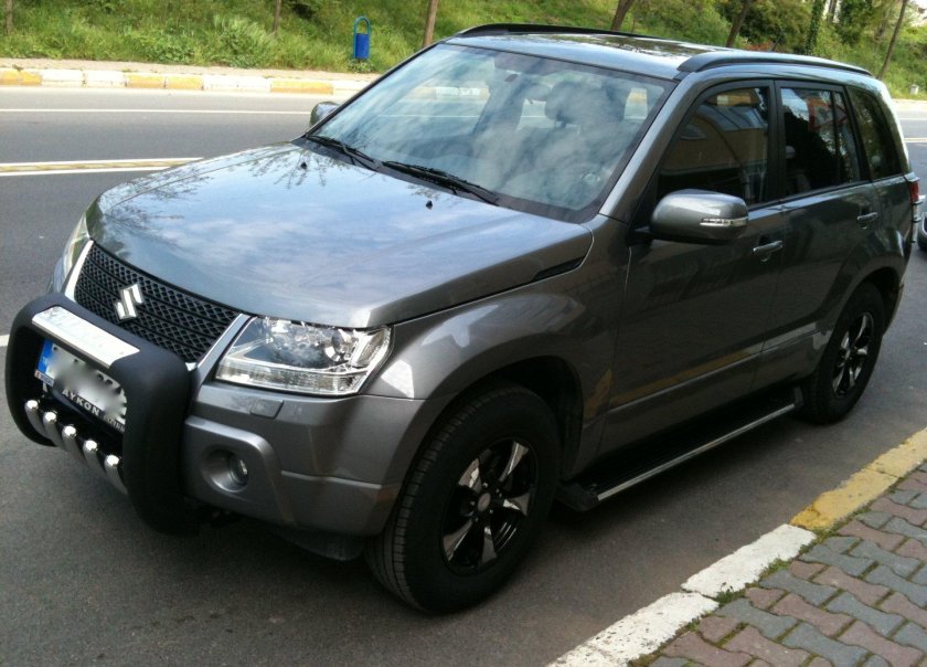 Сузуки Гранд Витара 2008 чёрная