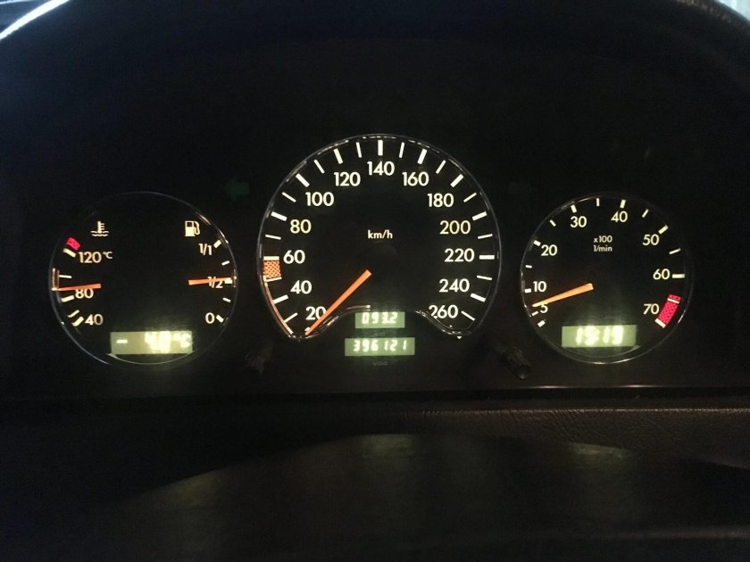 Приборка Мерседес w202