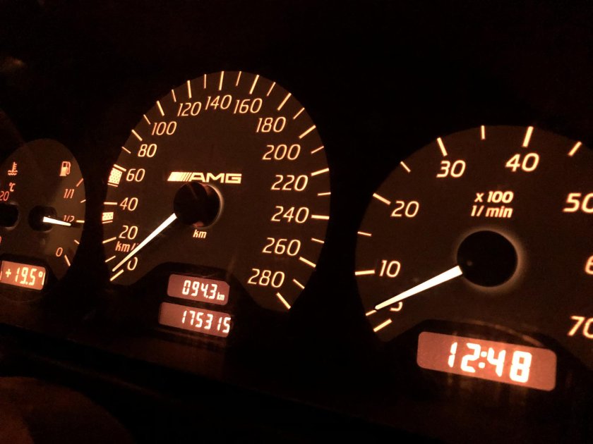 W202 спидометр AMG