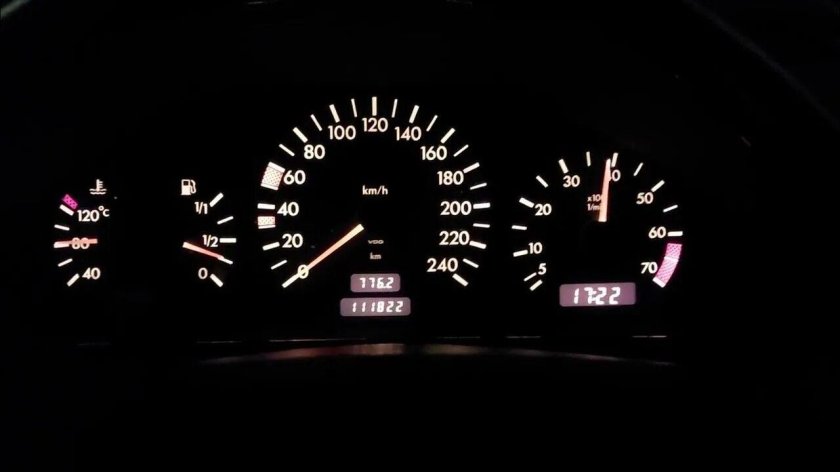 Лампы приборной панели Мерседес w210