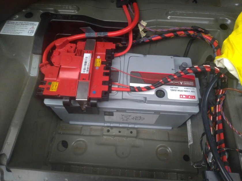 Подключение внешнего аккумулятора БМВ Е-60