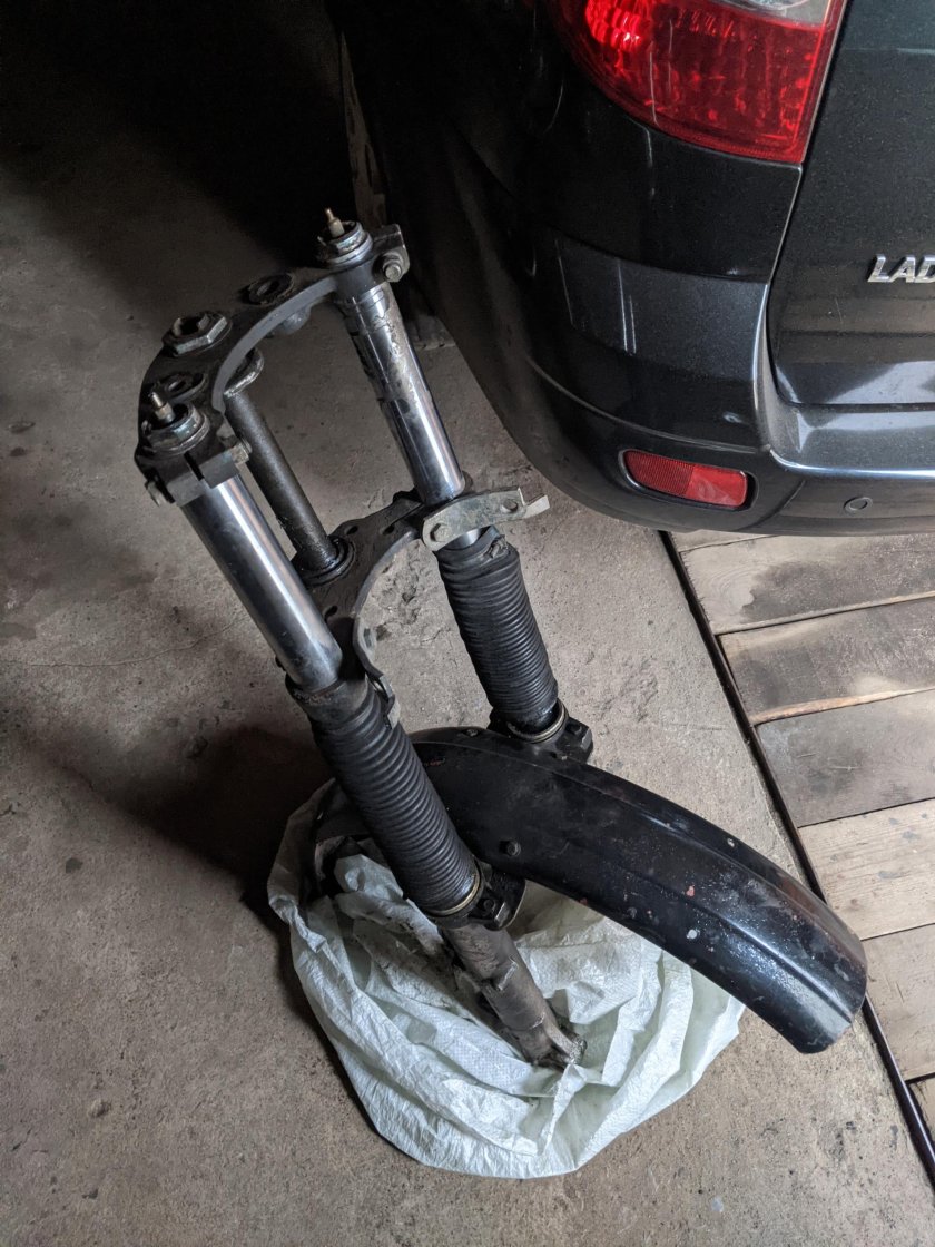 Вилка ИЖ Орион на Урал