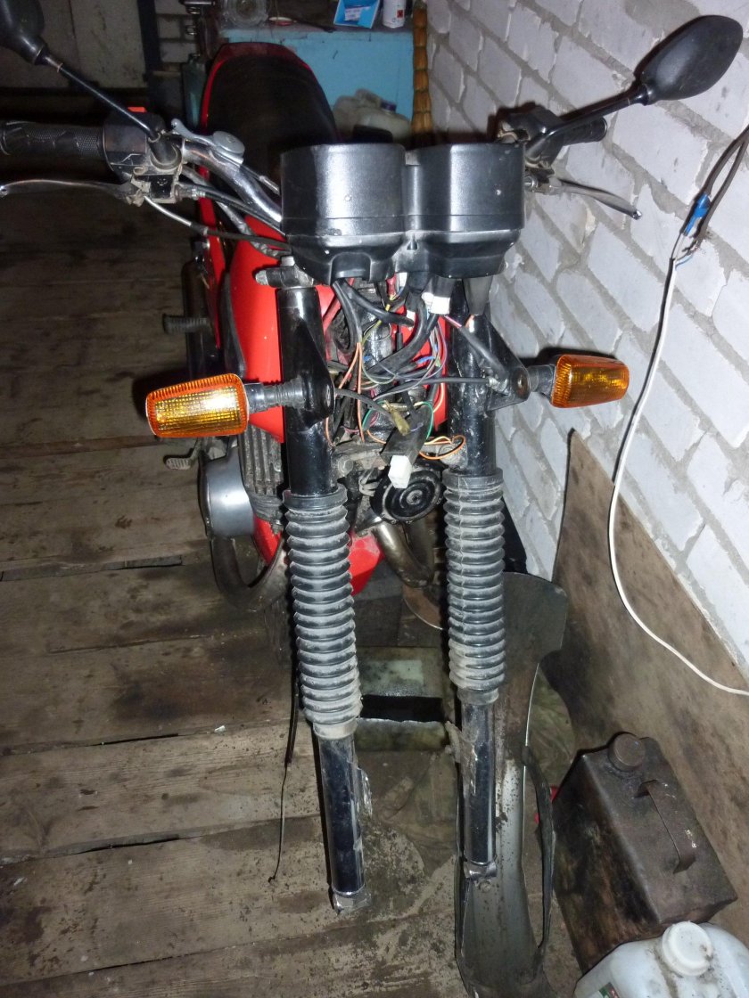 Вилка от Урала на ИЖ Планета 5