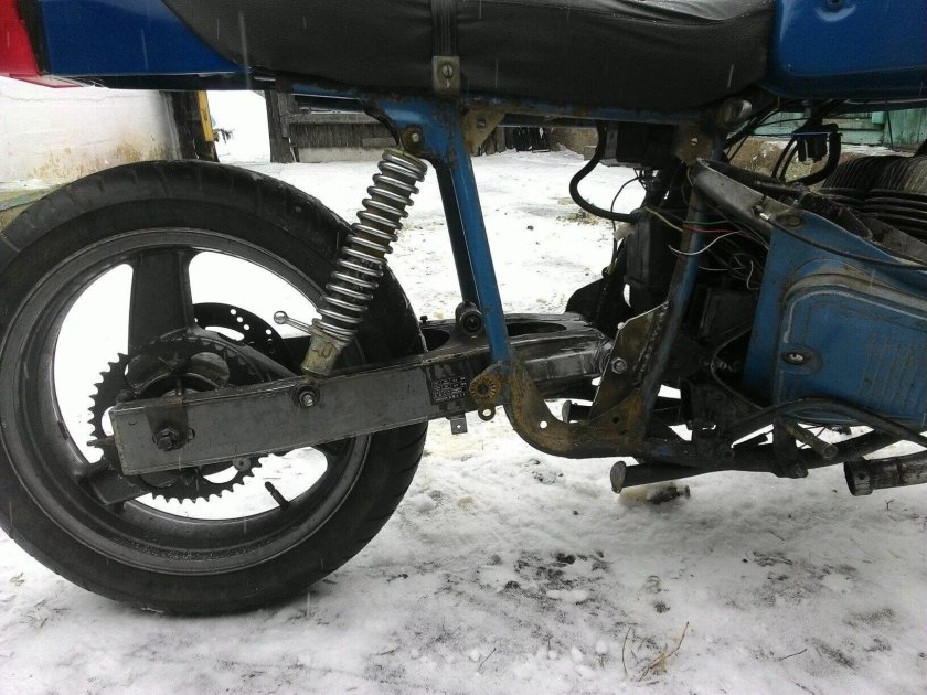 Моноамортизатор на ИЖ Планета