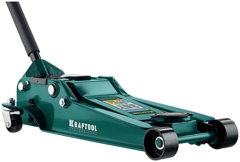 Домкрат гидравлический подкатной "Universal", 3,5т, 95-552 мм, Kraftool 43454-3.5