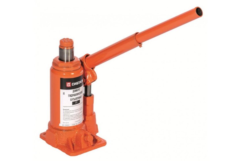 Домкрат гидравлический бутылочный СИБТАЛЬ модель ДГ 20т
