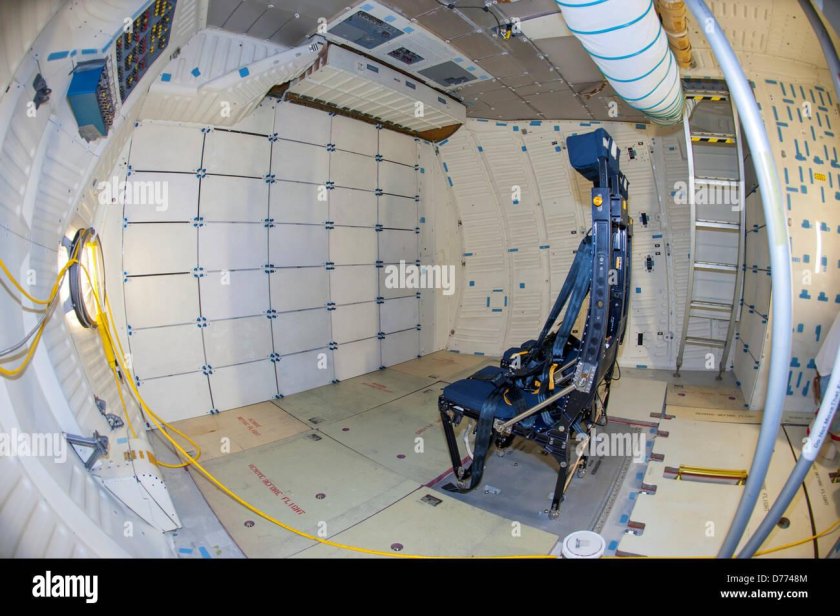Спейс шаттл внутри