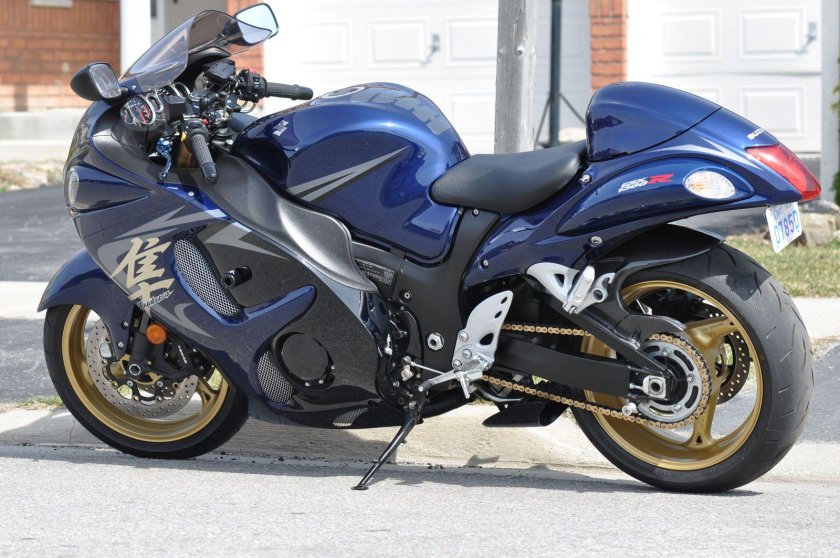 Suzuki Hayabusa синяя