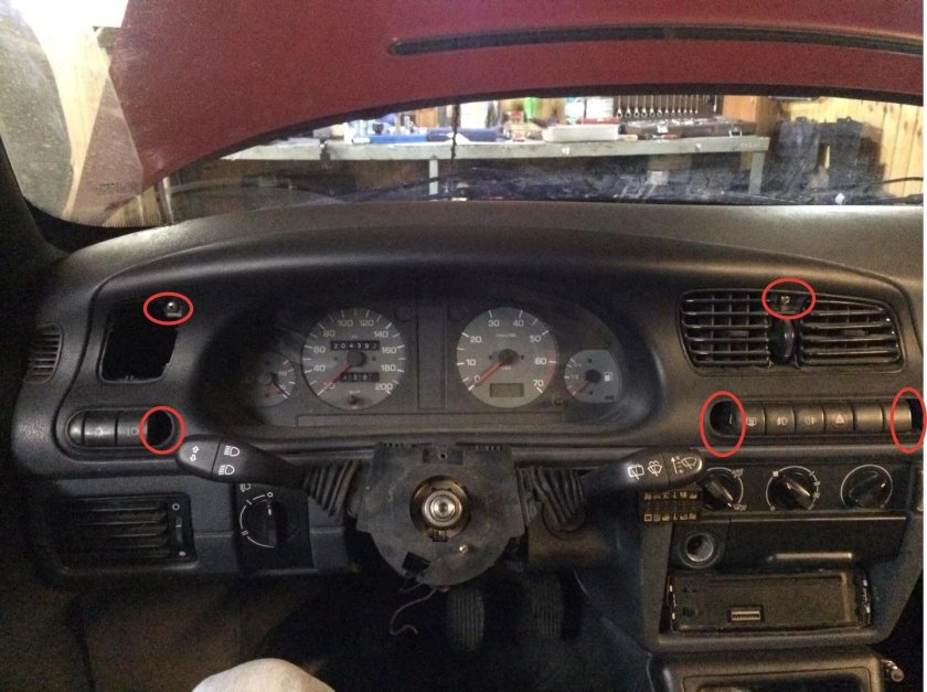 Панель приборов Skoda Felicia Skoda