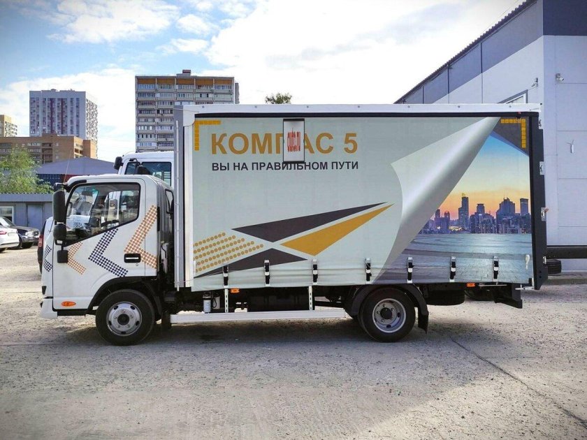 КАМАЗ компас 5 тентованный