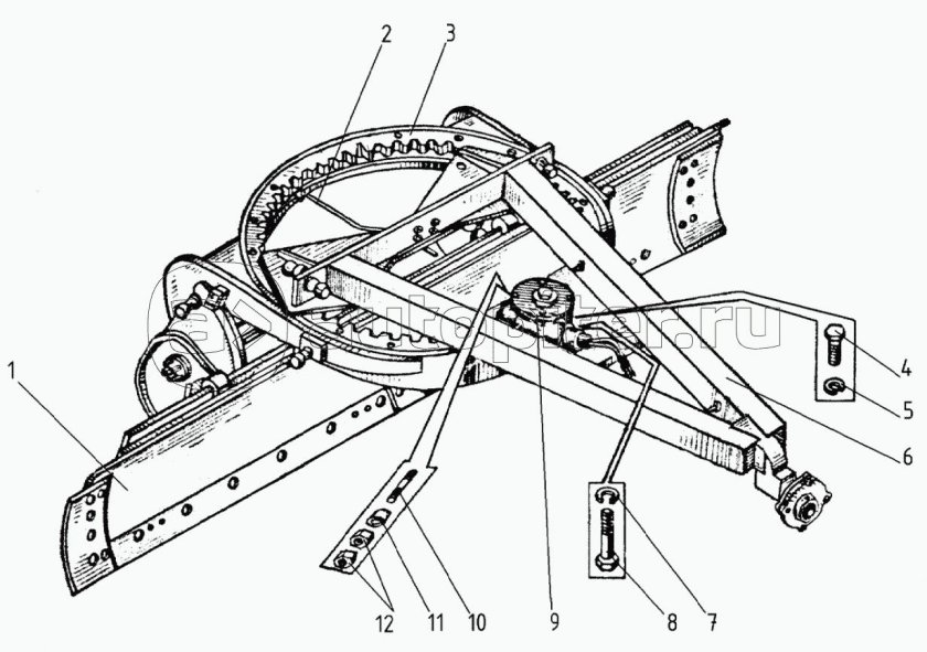 Рама автогрейдера ДЗ 122