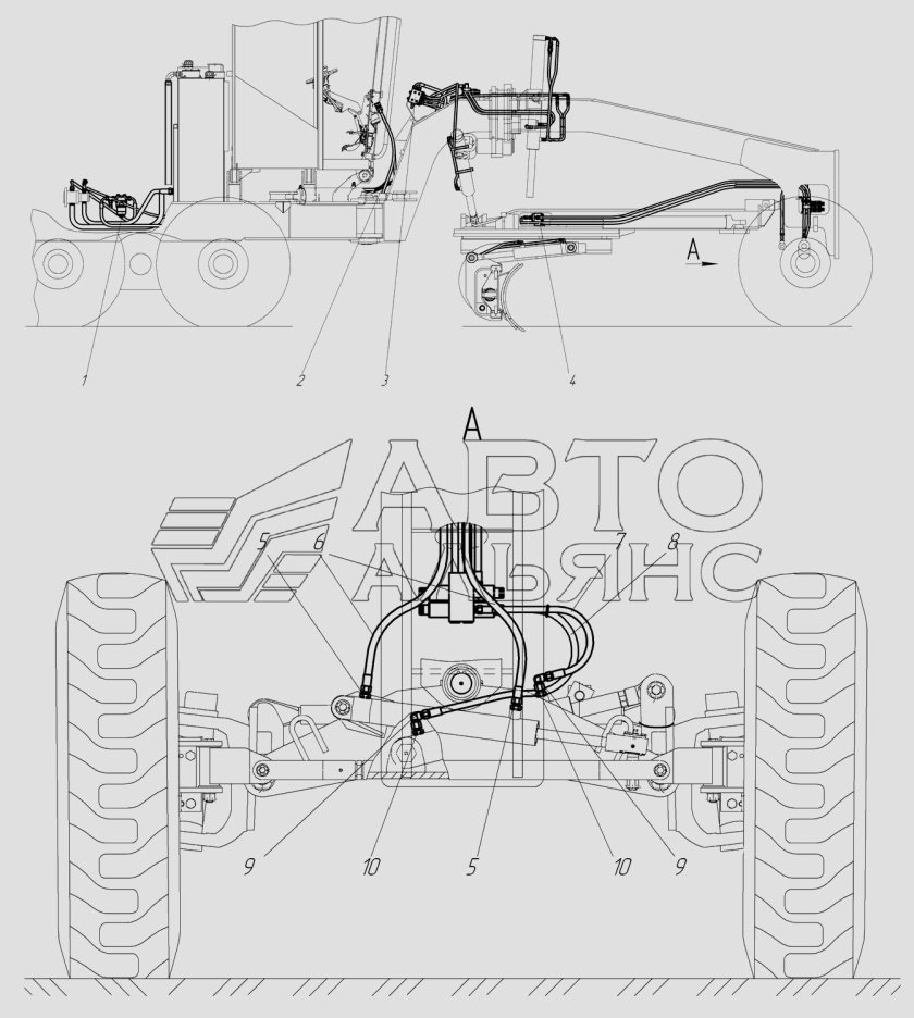 TG 250 грейдер
