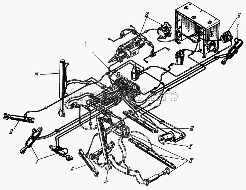 Тормозная система автогрейдера ДЗ 122