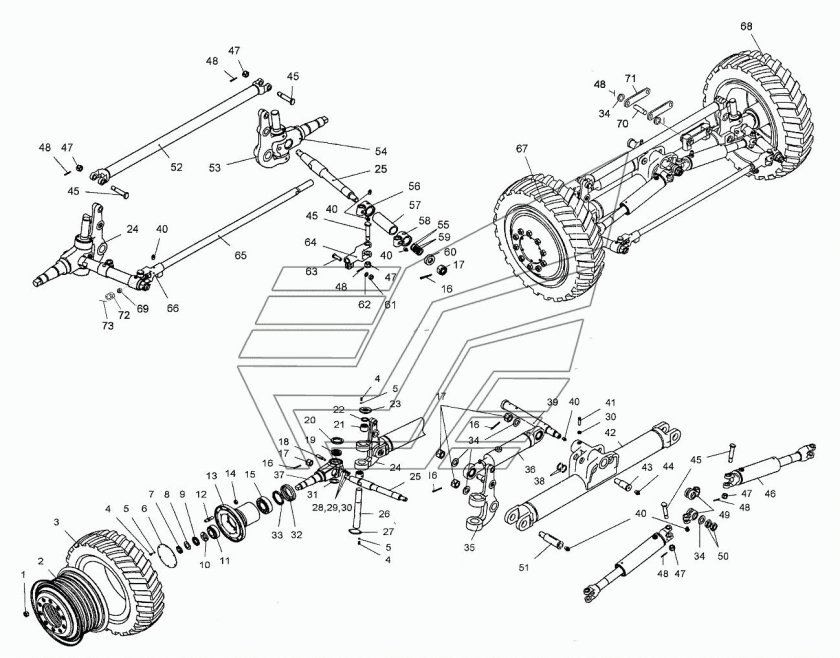 ГС 14.02 передняя ось