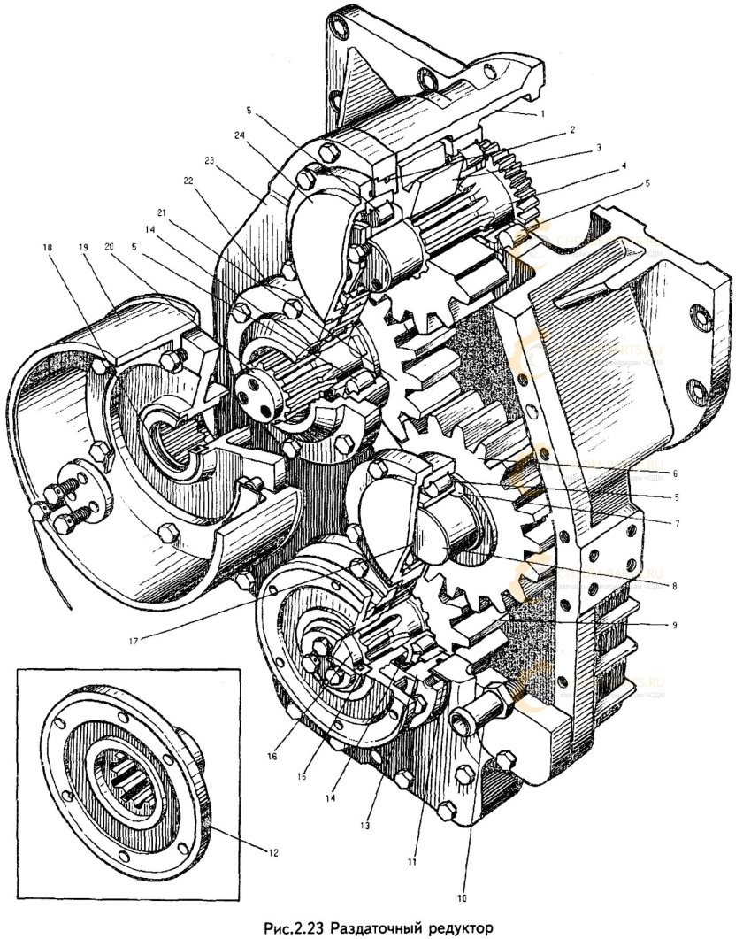Коробка передач автогрейдера ДЗ-98
