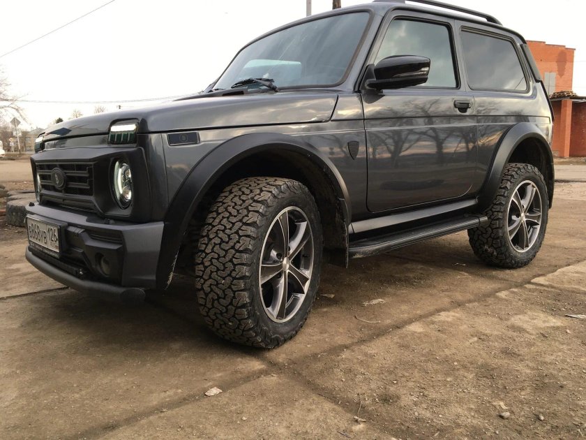 255 55 R18 на ниву 2121