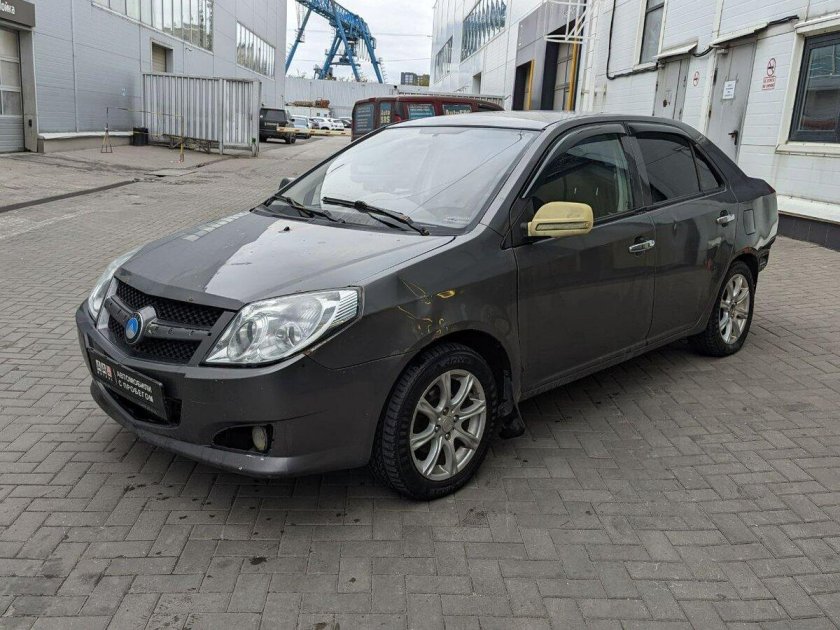 Серый geely mk