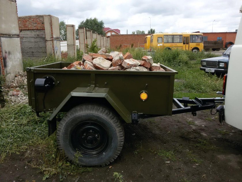 УАЗ 452 С прицепом