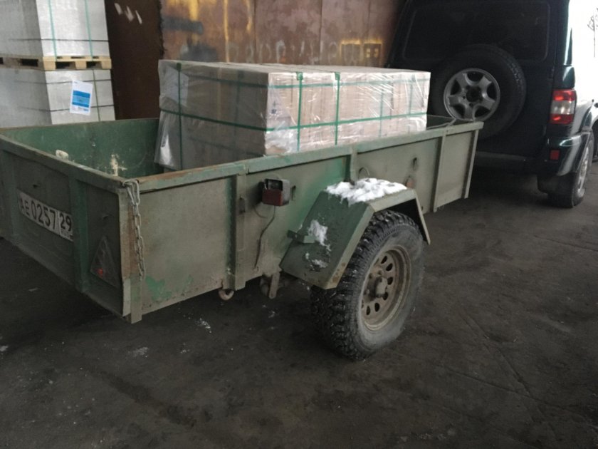 Прицепа УАЗ 8109 ось