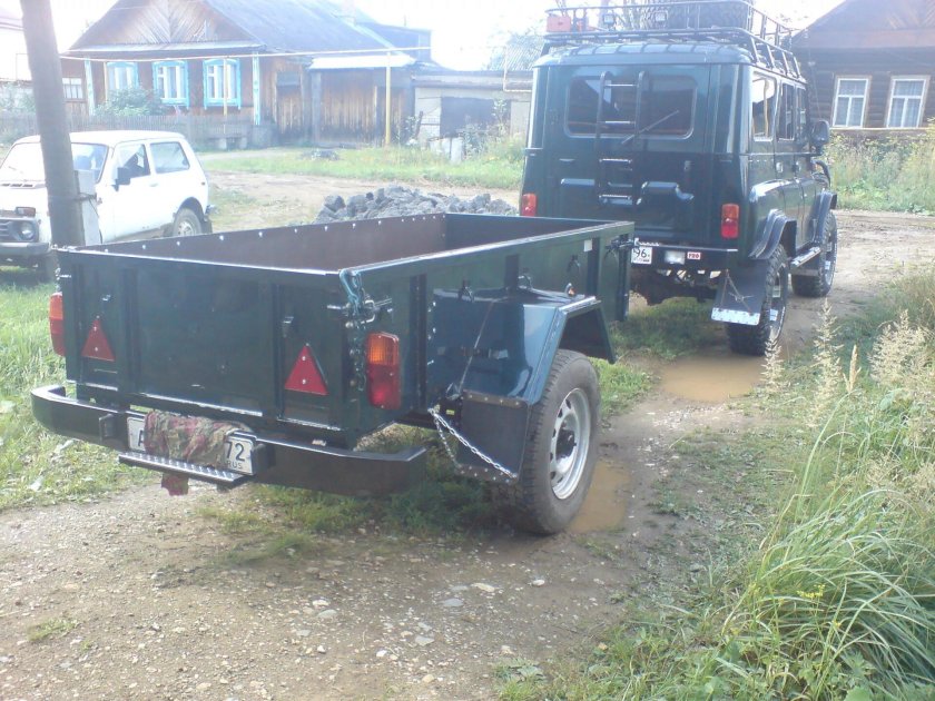 УАЗ Хантер с прицепом