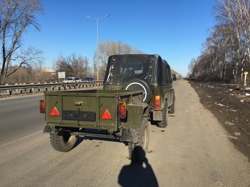 Прицеп УАЗ 469 грузоподъемность