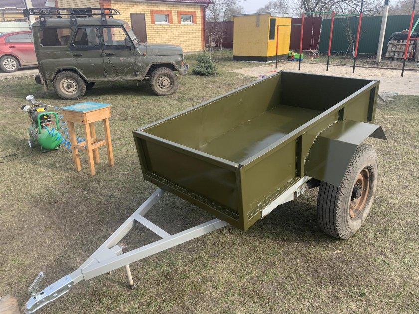 Прицеп из УАЗ 469