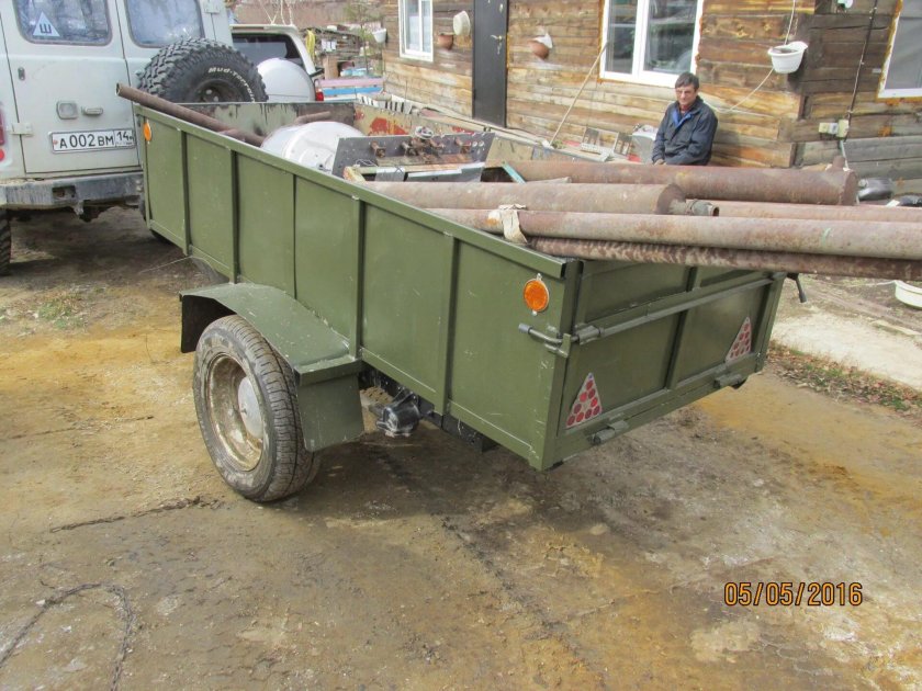 Прицеп в виде УАЗИКА