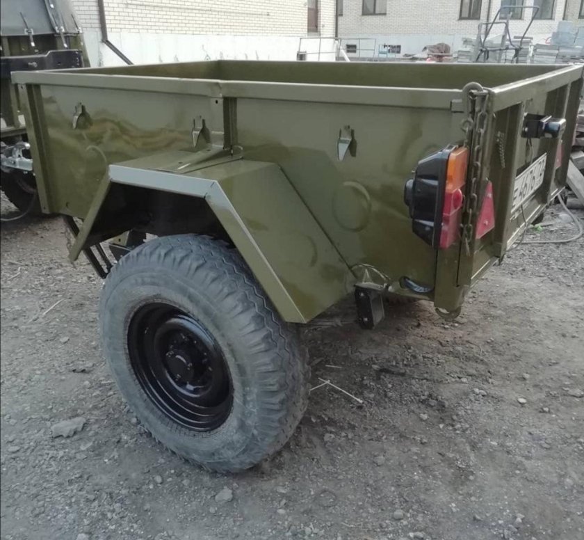 УАЗ 469 С прицепом