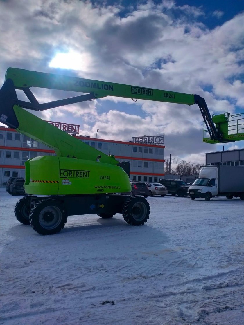 Коленчатые подъемники