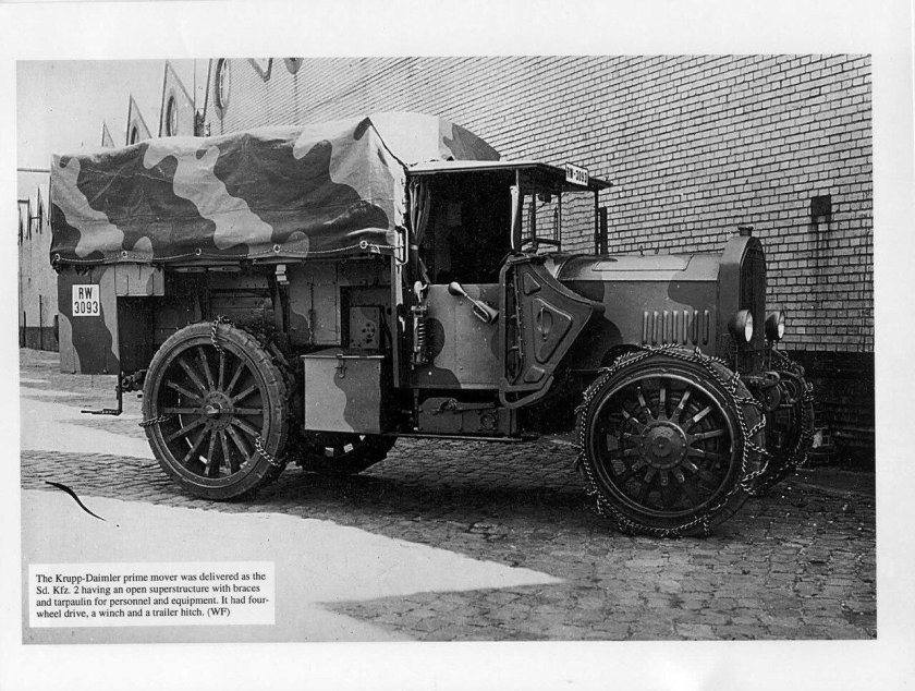 Артиллерийский тягач Крупп