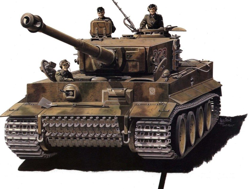 Танк тигр 1944