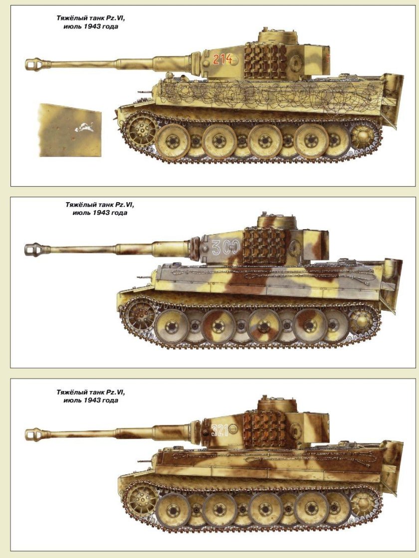 Камуфляж танков вермахта второй мировой