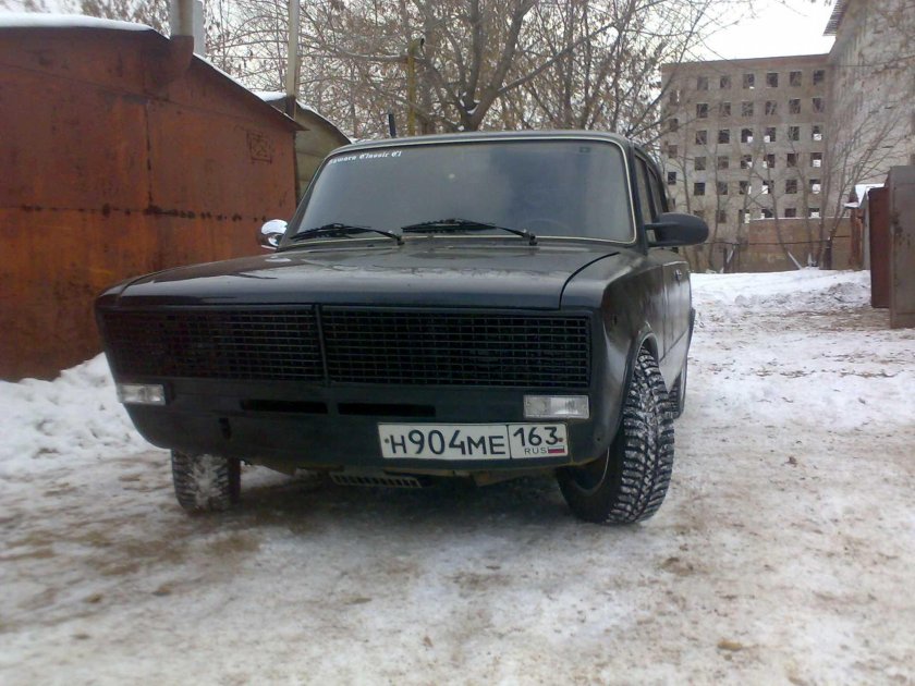 Сплошная решетка на ВАЗ 2106