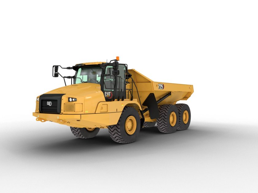 Cat 725 самосвал