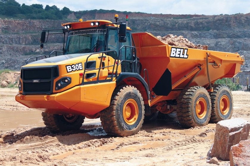 Сочлененный самосвал Bell b50e