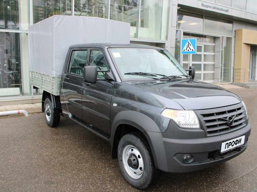 Уаз профи двухрядная кабина