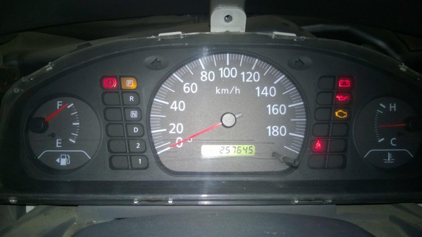 Nissan Sunny fb15 приборная панель