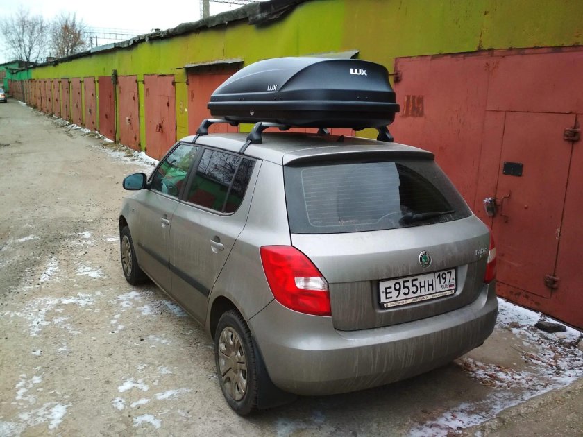 Автобокс на Skoda Fabia 2