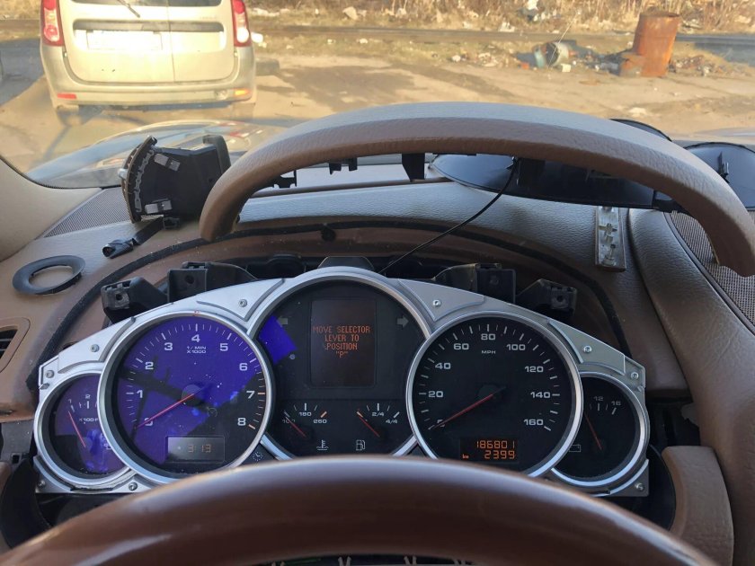 Приборная панель Порше Кайен 955