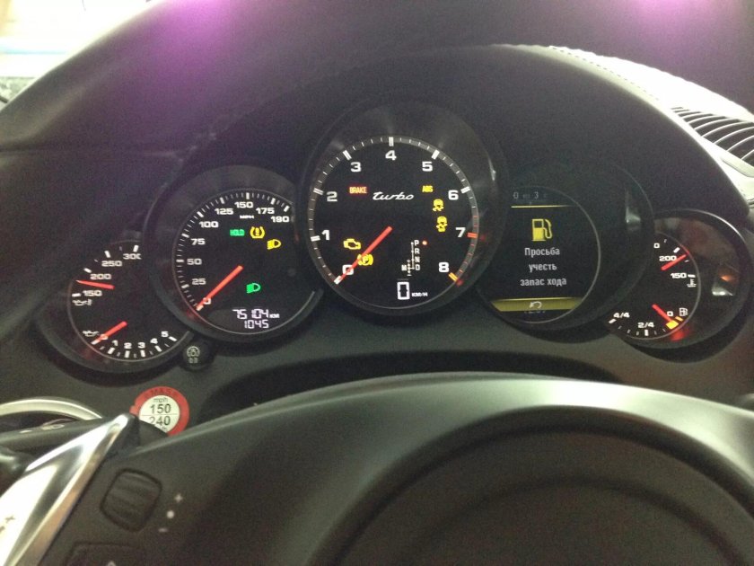 Приборная панель Porsche Cayenne