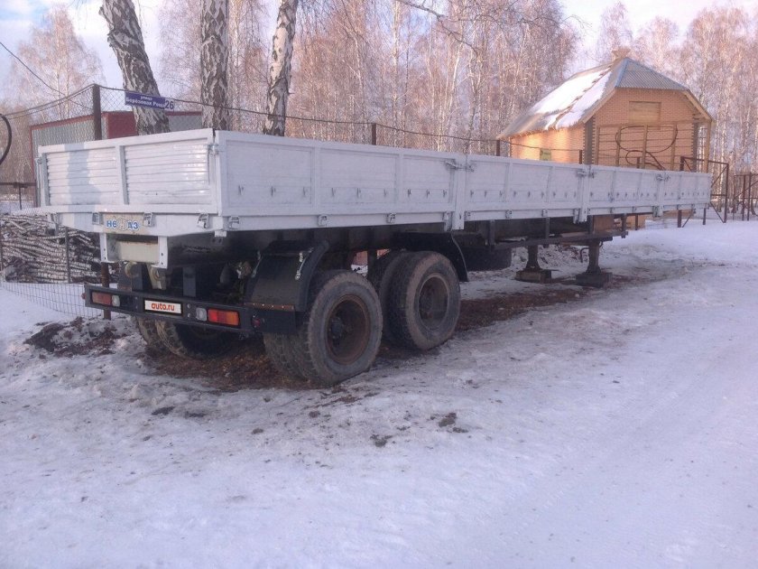 КАМАЗ полуприцеп тентованный