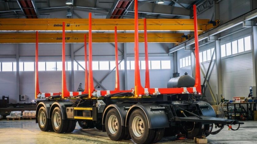 Новтрак лесовозный прицеп