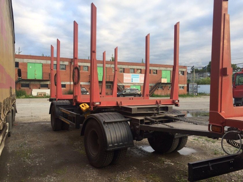 Специализированный полуприцеп сортиментовозный