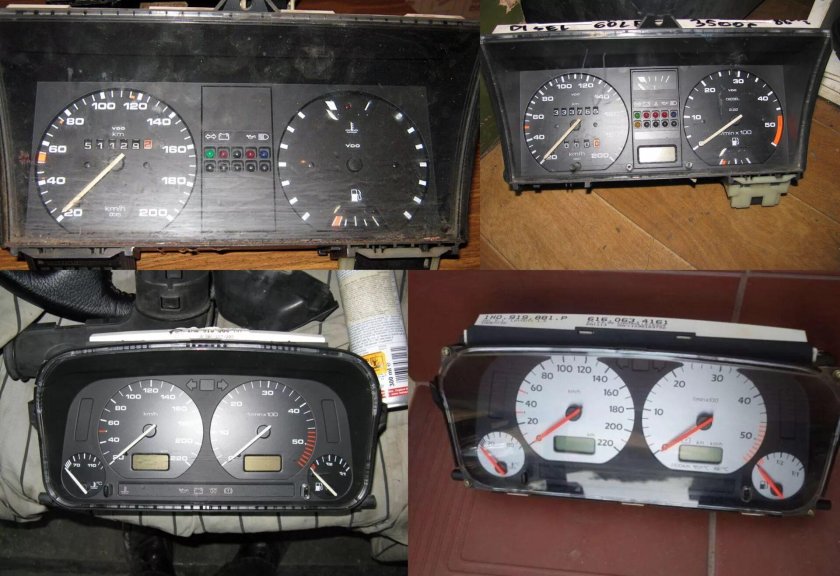 Приборная панель гольф 2