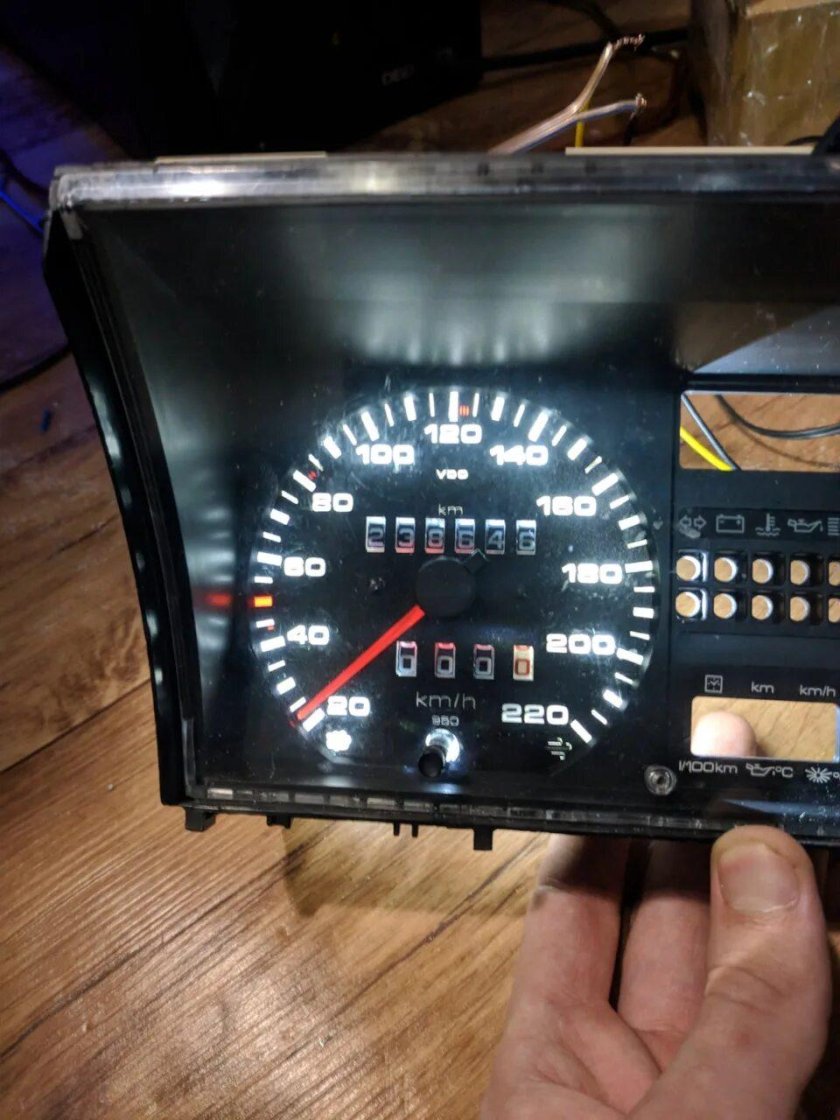 Электронная приборка гольф 2