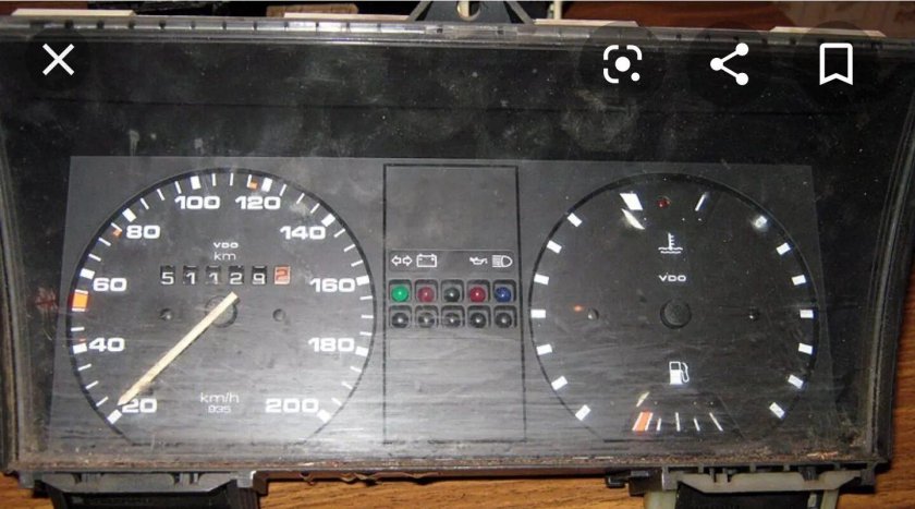 Приборная панель гольф 2