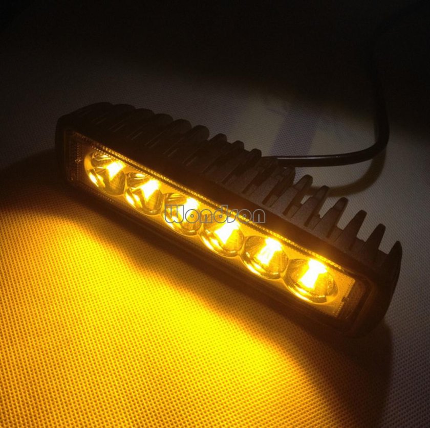 Туманки желтые диодные